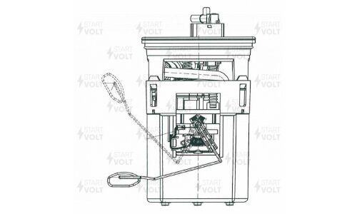 Насос топливный (бензонасос) Startvolt, погружной, для Hyundai Elantra, арт. SFM 0888
