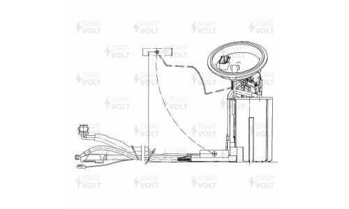 Насос топливный (бензонасос) Startvolt, погружной, для BMW 5 (E60) / 6 (E63), арт. SFM 2660