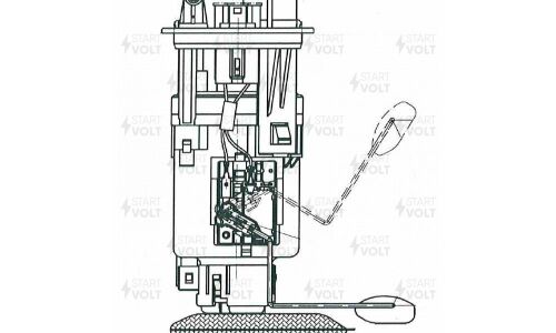 Насос топливный (бензонасос) Startvolt, погружной, для Hyundai Matrix, арт. SFM 2700
