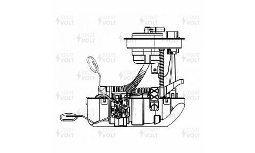 Насос топливный (бензонасос) Startvolt, погружной, для KIA Cerato, арт. SFM 2702