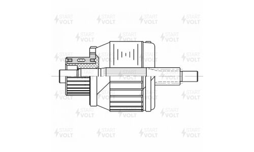 Ротор стартера Startvolt, для KIA CEED (06-)/Sportage II (04-) 2.0i, арт. SR 0839