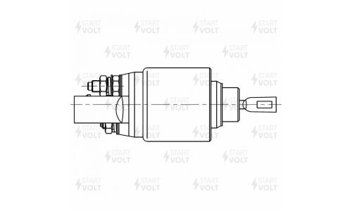 Втягивающее реле стартера Startvolt, для Toyota Corolla, арт. VSR 1915