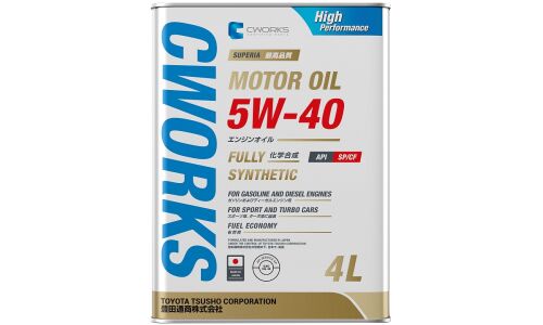Масло моторное CWORKS Superia Motor Oil 5w40, синтетическое, API SP/CF, универсальное, 4л, арт. A13SR2004