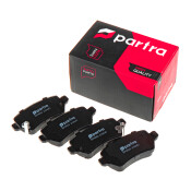Колодки тормозные дисковые Partra, комплект на ось (4 шт), арт. BP6022