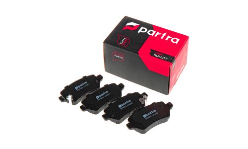 Колодки тормозные дисковые Partra, комплект на ось (4 шт), арт. BP6022