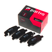 Колодки тормозные дисковые Partra, задние, комплект на ось (4 шт), арт. BP6023