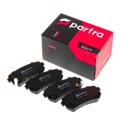 Колодки тормозные дисковые Partra, передние, комплект на ось (4 шт), арт. BP6025