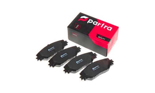Колодки тормозные дисковые Partra, передние, комплект на ось (4 шт), арт. BP6032