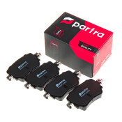 Колодки тормозные дисковые Partra, комплект на ось (4 шт), арт. BP6034