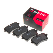 Колодки тормозные дисковые Partra, передние, комплект на ось (4 шт), арт. BP6044