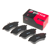 Колодки тормозные дисковые Partra, передние, комплект на ось (4 шт), арт. BP6049