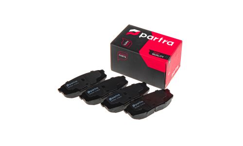Колодки тормозные дисковые Partra, задние, комплект на ось (4 шт), арт. BP6061
