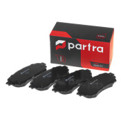 Колодки тормозные дисковые Partra, передние, комплект на ось (4 шт), арт. BP6075