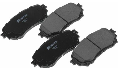 Колодки тормозные дисковые Partra, передние, комплект на ось (4 шт), арт. BP6075