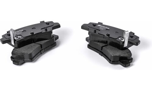 Колодки тормозные дисковые Partra, передние, комплект на ось (4 шт), арт. BP6078