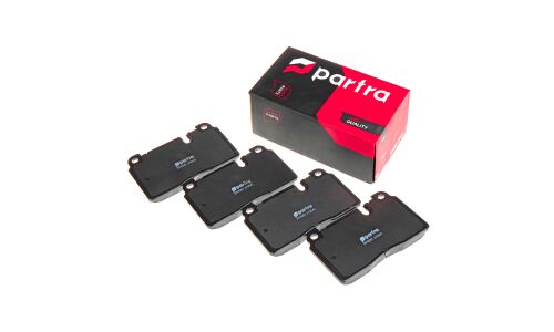 Колодки тормозные дисковые Partra, передние, комплект на ось (4 шт), арт. BP6083