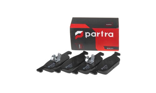 Колодки тормозные дисковые Partra, передние, комплект на ось (4 шт), арт. BP6084