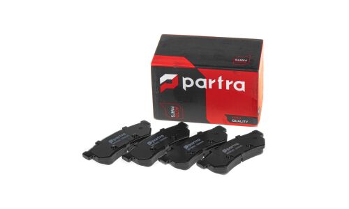 Колодки тормозные дисковые Partra, передние, комплект на ось (4 шт), арт. BP6092