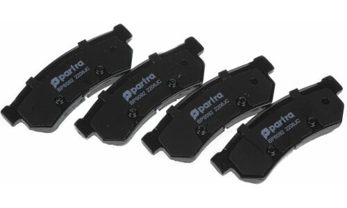 Колодки тормозные дисковые Partra, передние, комплект на ось (4 шт), арт. BP6092