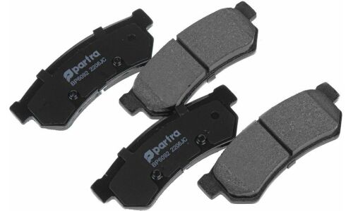 Колодки тормозные дисковые Partra, передние, комплект на ось (4 шт), арт. BP6092