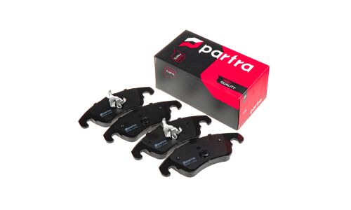 Колодки тормозные дисковые Partra, передние, комплект на ось (4 шт), арт. BP6095