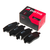 Колодки тормозные дисковые Partra, передние, комплект на ось (4 шт), арт. BP6096