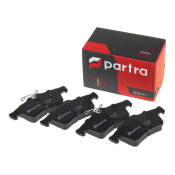Колодки тормозные дисковые Partra, передние, комплект на ось (4 шт), арт. BP6097