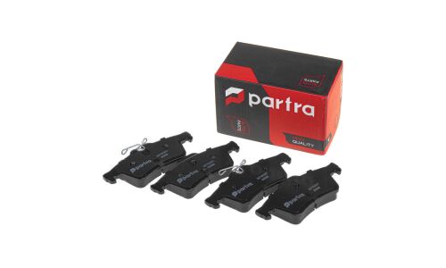 Колодки тормозные дисковые Partra, передние, комплект на ось (4 шт), арт. BP6097
