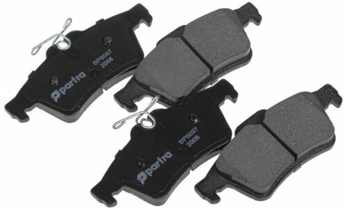 Колодки тормозные дисковые Partra, передние, комплект на ось (4 шт), арт. BP6097