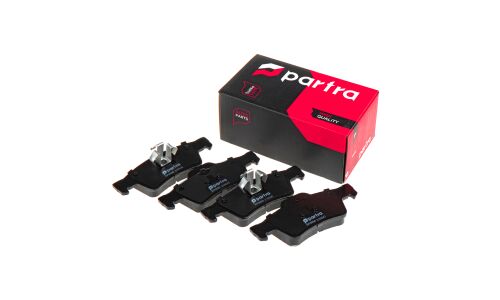 Колодки тормозные дисковые Partra, передние, комплект на ось (4 шт), арт. BP6099