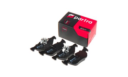 Колодки тормозные дисковые Partra, задние, комплект на ось (4 шт), арт. BP6101