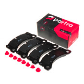 Колодки тормозные дисковые Partra, передние, комплект на ось (4 шт), арт. BP6104