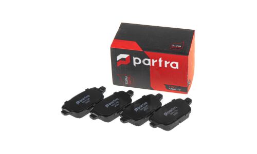Колодки тормозные дисковые Partra, передние, комплект на ось (4 шт), арт. BP6105