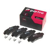 Колодки тормозные дисковые Partra, задние, комплект на ось (4 шт), арт. BP6111
