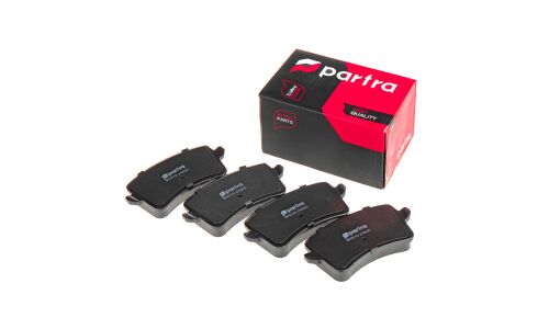 Колодки тормозные дисковые Partra, передние, комплект на ось (4 шт), арт. BP6113