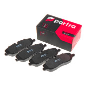 Колодки тормозные дисковые Partra, передние, комплект на ось (4 шт), арт. BP6116