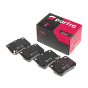 Колодки тормозные дисковые Partra, передние, комплект на ось (4 шт), арт. BP6121