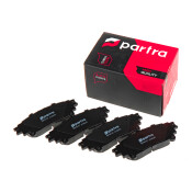 Колодки тормозные дисковые Partra, передние, комплект на ось (4 шт), арт. BP6137