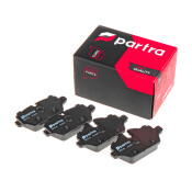 Колодки тормозные дисковые Partra, задние, комплект на ось (4 шт), арт. BP6139
