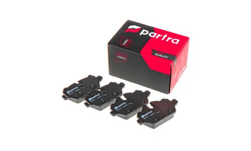 Колодки тормозные дисковые Partra, задние, комплект на ось (4 шт), арт. BP6139