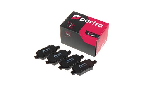 Колодки тормозные дисковые Partra, задние, комплект на ось (4 шт), арт. BP6142