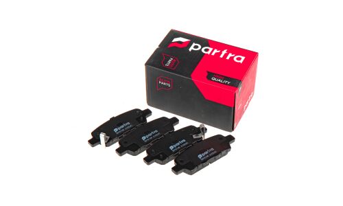 Колодки тормозные дисковые Partra, передние, комплект на ось (4 шт), арт. BP6146