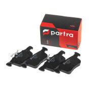 Колодки тормозные дисковые Partra, передние, комплект на ось (4 шт), арт. BP6152