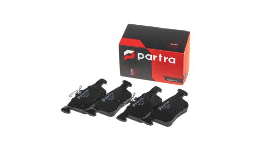 Колодки тормозные дисковые Partra, передние, комплект на ось (4 шт), арт. BP6152