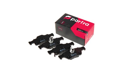 Колодки тормозные дисковые Partra, задние, комплект на ось (4 шт), арт. BP6153