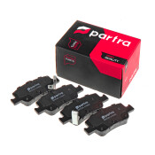 Колодки тормозные дисковые Partra, передние, комплект на ось (4 шт), арт. BP6163