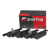 Колодки тормозные дисковые Partra, передние, комплект на ось (4 шт), арт. BP6171