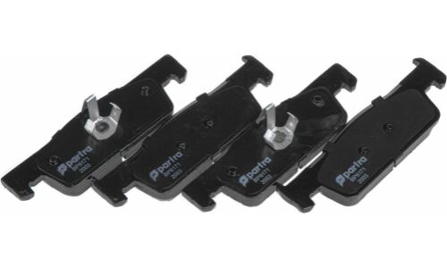 Колодки тормозные дисковые Partra, передние, комплект на ось (4 шт), арт. BP6171