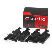 Колодки тормозные дисковые Partra, задние, комплект на ось (4 шт), арт. BP6172