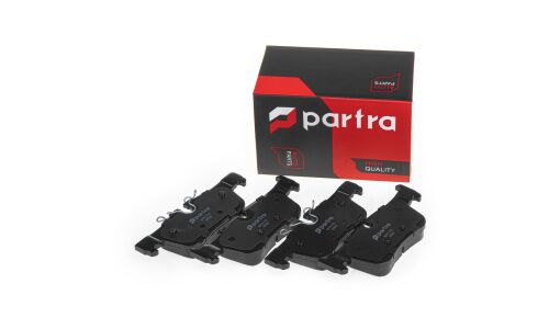 Колодки тормозные дисковые Partra, задние, комплект на ось (4 шт), арт. BP6172